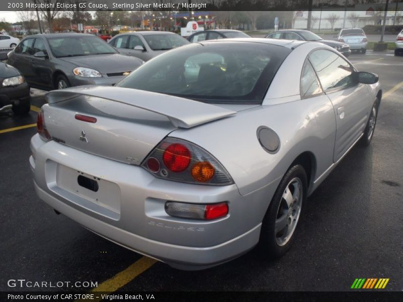 Sterling Silver Metallic / Midnight 2003 Mitsubishi Eclipse GS Coupe
