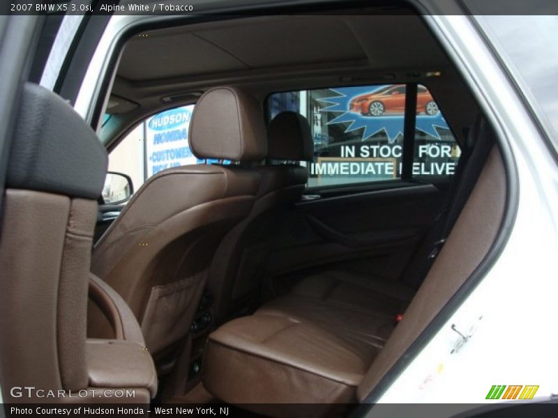 Alpine White / Tobacco 2007 BMW X5 3.0si