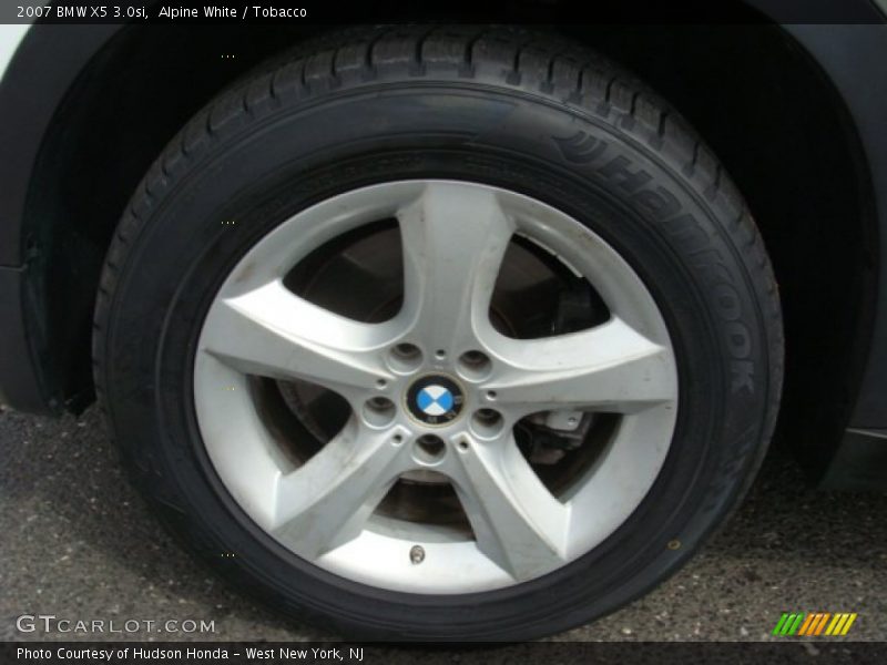 Alpine White / Tobacco 2007 BMW X5 3.0si
