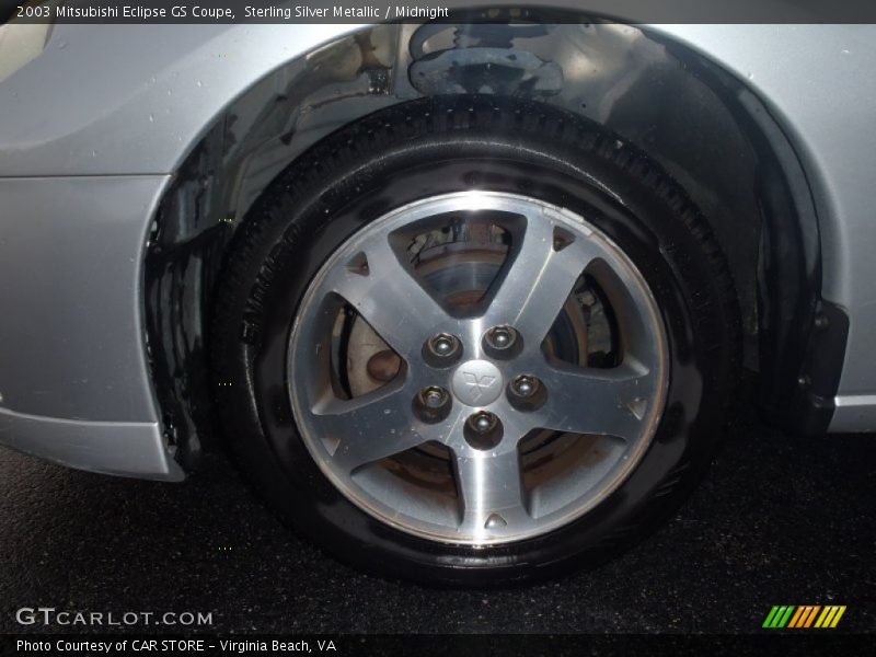 Sterling Silver Metallic / Midnight 2003 Mitsubishi Eclipse GS Coupe