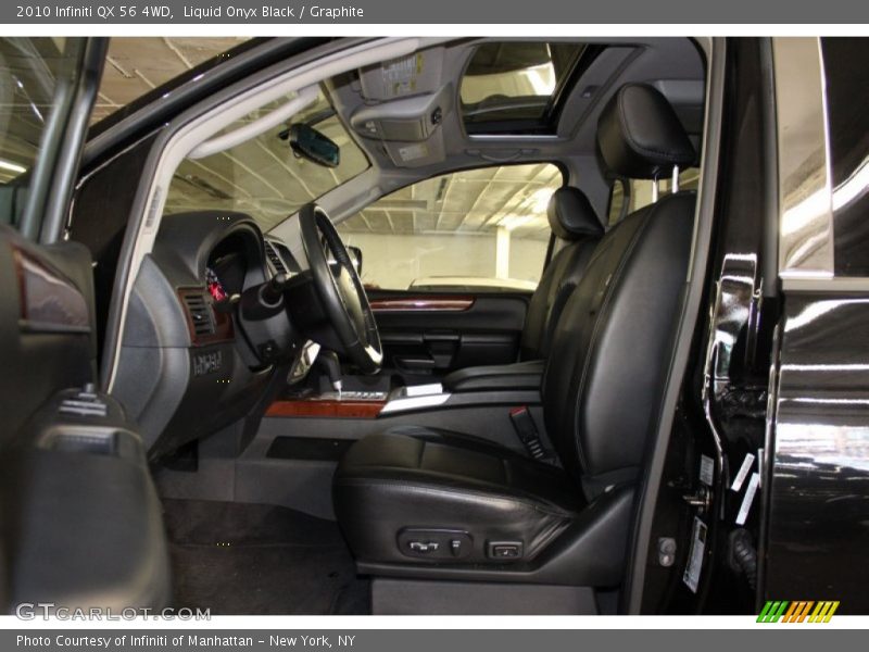 Liquid Onyx Black / Graphite 2010 Infiniti QX 56 4WD