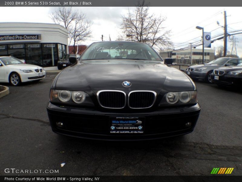 Jet Black / Black 2003 BMW 5 Series 530i Sedan