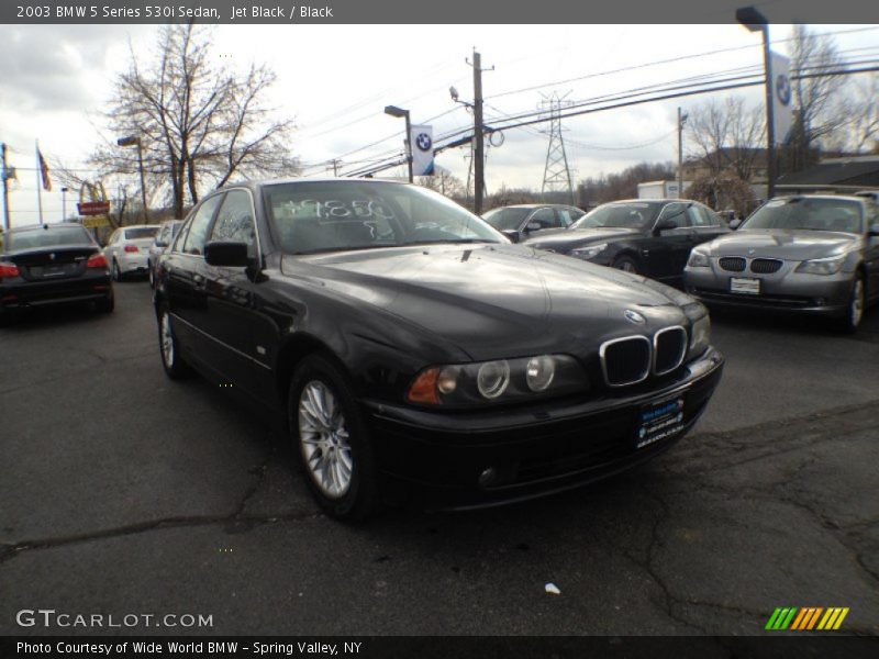 Jet Black / Black 2003 BMW 5 Series 530i Sedan