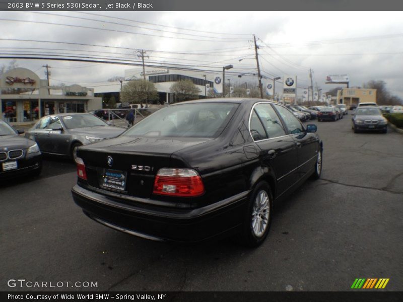 Jet Black / Black 2003 BMW 5 Series 530i Sedan