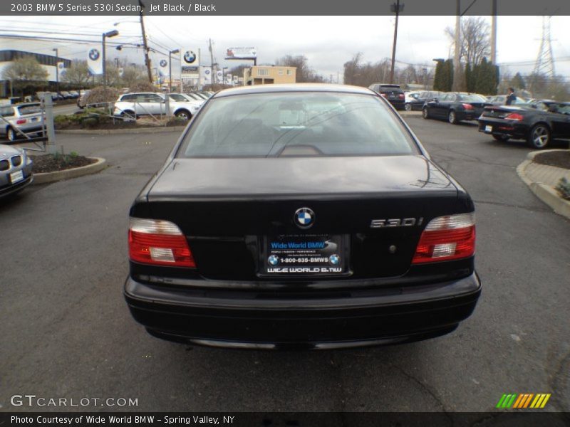 Jet Black / Black 2003 BMW 5 Series 530i Sedan