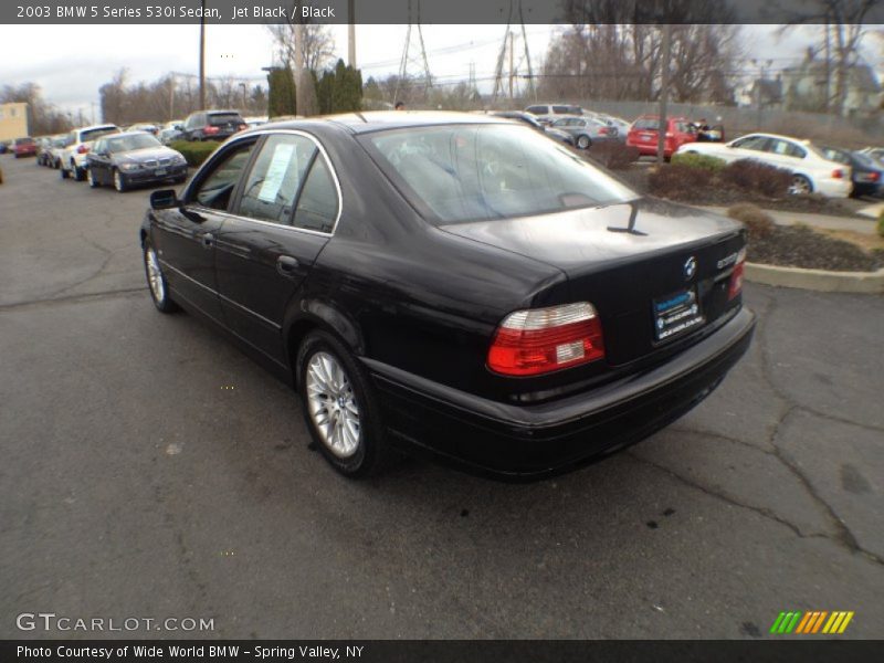 Jet Black / Black 2003 BMW 5 Series 530i Sedan