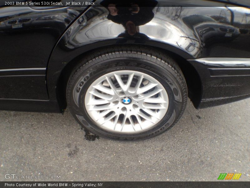 Jet Black / Black 2003 BMW 5 Series 530i Sedan