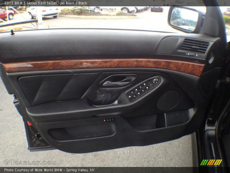 Jet Black / Black 2003 BMW 5 Series 530i Sedan