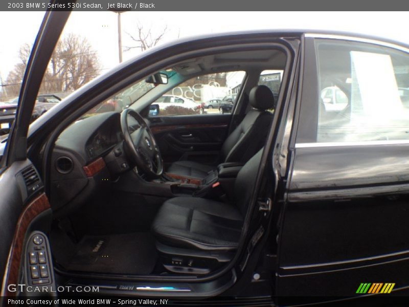 Jet Black / Black 2003 BMW 5 Series 530i Sedan
