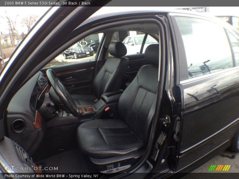Jet Black / Black 2003 BMW 5 Series 530i Sedan
