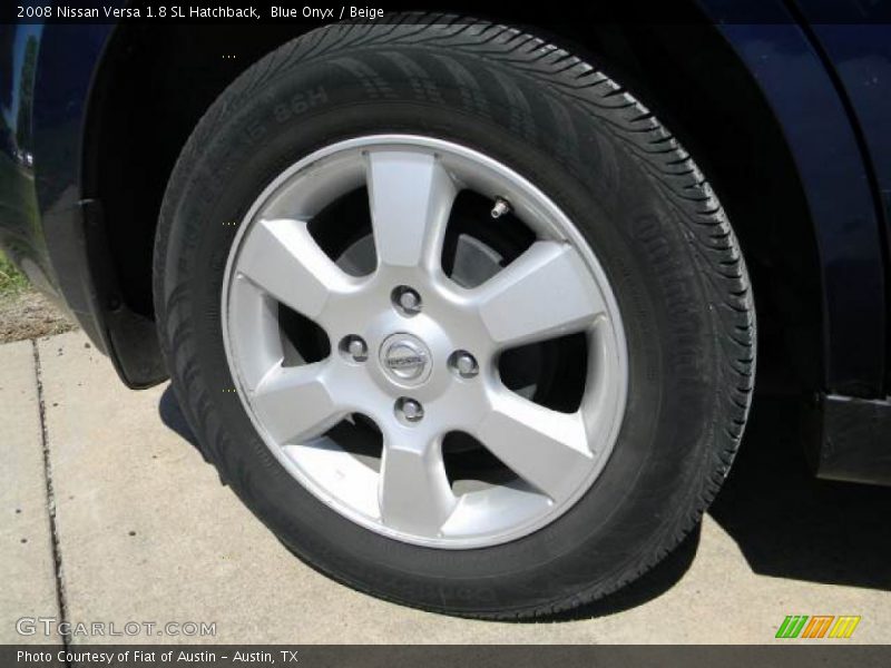 Blue Onyx / Beige 2008 Nissan Versa 1.8 SL Hatchback
