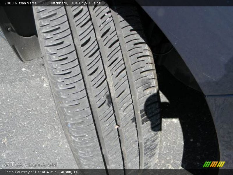 Blue Onyx / Beige 2008 Nissan Versa 1.8 SL Hatchback