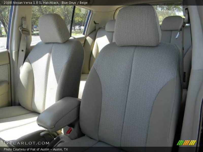 Blue Onyx / Beige 2008 Nissan Versa 1.8 SL Hatchback