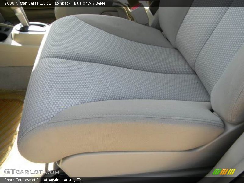 Blue Onyx / Beige 2008 Nissan Versa 1.8 SL Hatchback