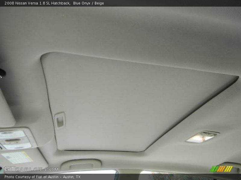 Blue Onyx / Beige 2008 Nissan Versa 1.8 SL Hatchback