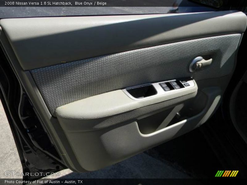 Blue Onyx / Beige 2008 Nissan Versa 1.8 SL Hatchback