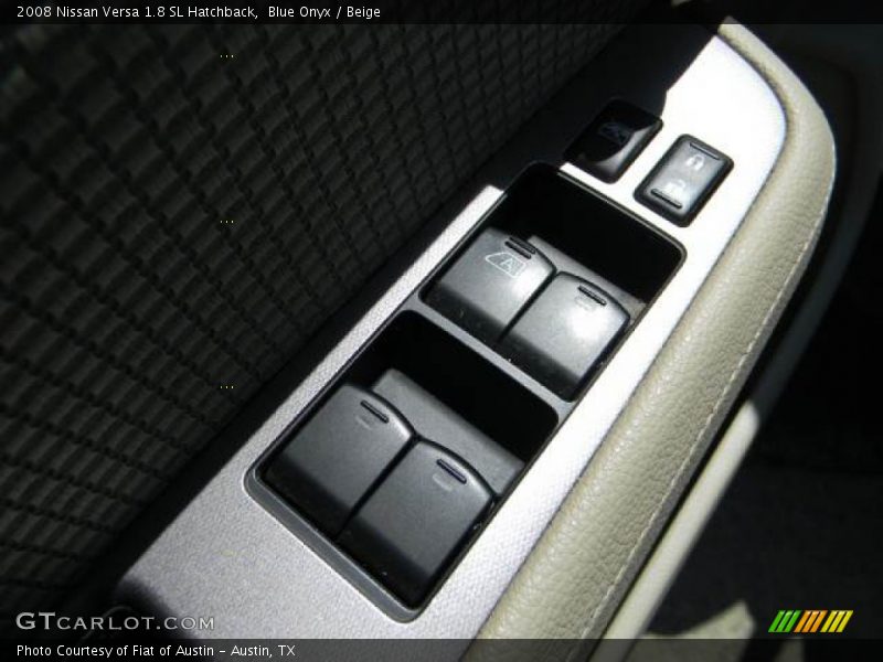 Blue Onyx / Beige 2008 Nissan Versa 1.8 SL Hatchback