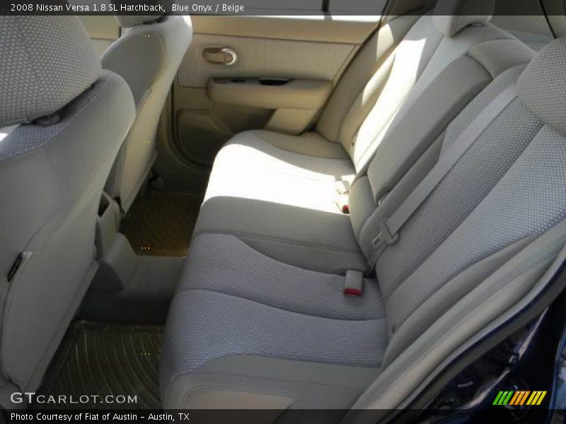 Blue Onyx / Beige 2008 Nissan Versa 1.8 SL Hatchback