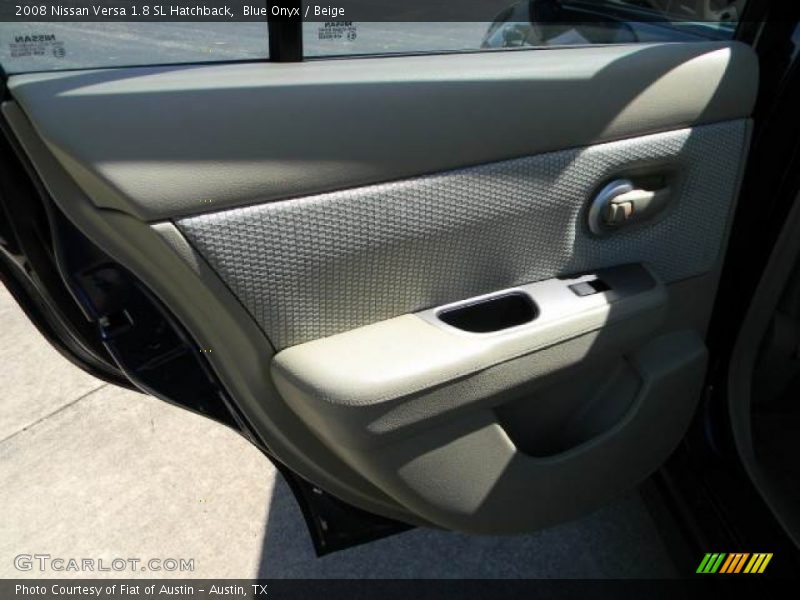 Blue Onyx / Beige 2008 Nissan Versa 1.8 SL Hatchback