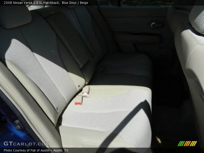 Blue Onyx / Beige 2008 Nissan Versa 1.8 SL Hatchback