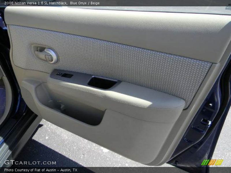 Blue Onyx / Beige 2008 Nissan Versa 1.8 SL Hatchback