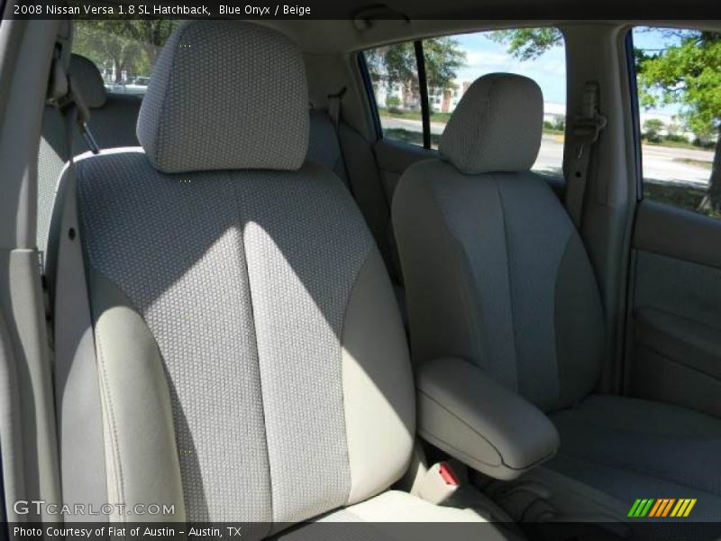 Blue Onyx / Beige 2008 Nissan Versa 1.8 SL Hatchback