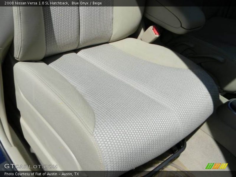 Blue Onyx / Beige 2008 Nissan Versa 1.8 SL Hatchback