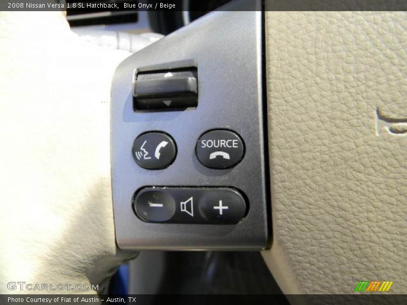 Blue Onyx / Beige 2008 Nissan Versa 1.8 SL Hatchback