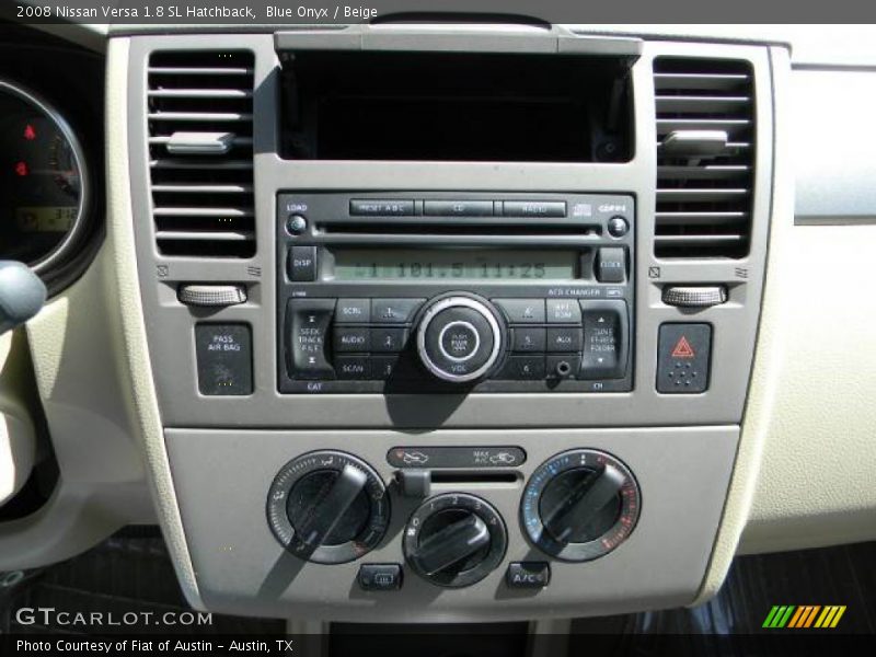 Blue Onyx / Beige 2008 Nissan Versa 1.8 SL Hatchback