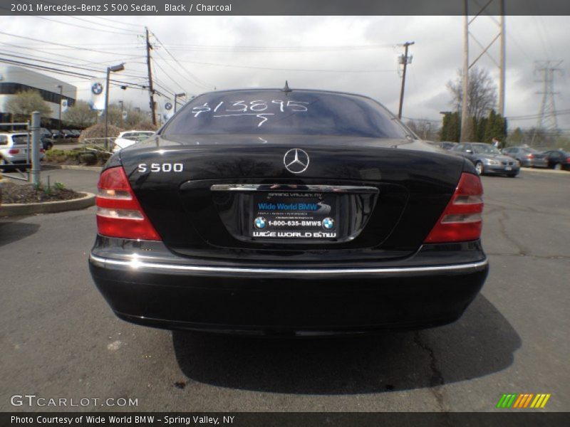 Black / Charcoal 2001 Mercedes-Benz S 500 Sedan