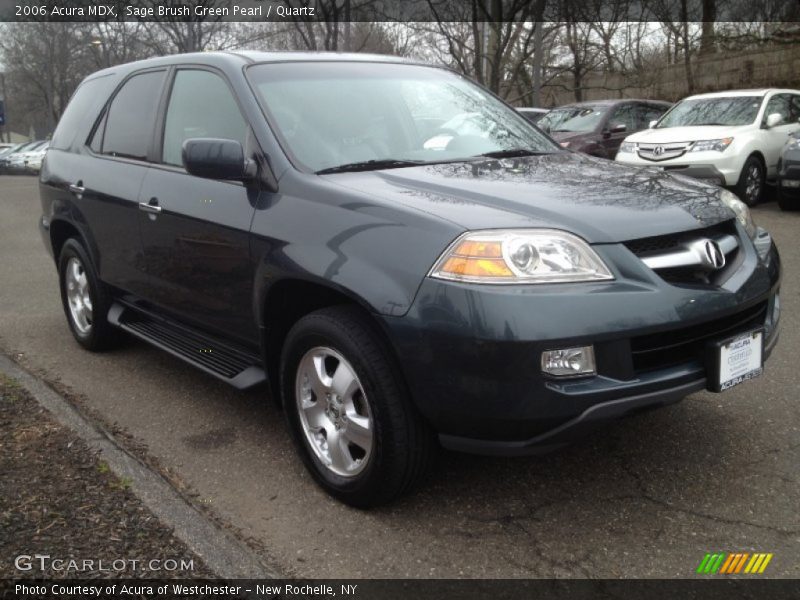 Sage Brush Green Pearl / Quartz 2006 Acura MDX