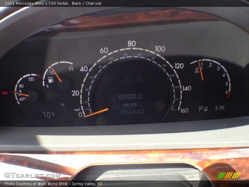 Black / Charcoal 2001 Mercedes-Benz S 500 Sedan