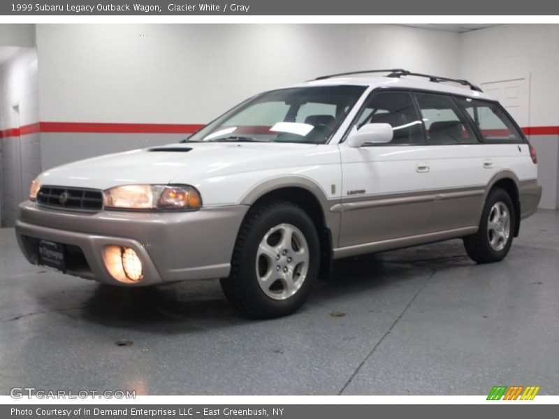 Glacier White / Gray 1999 Subaru Legacy Outback Wagon