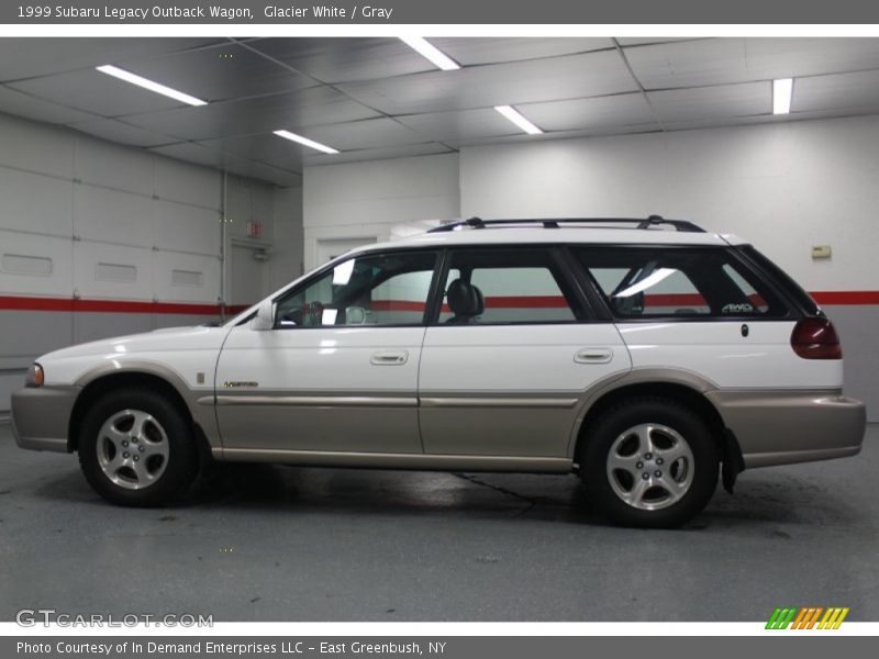 Glacier White / Gray 1999 Subaru Legacy Outback Wagon