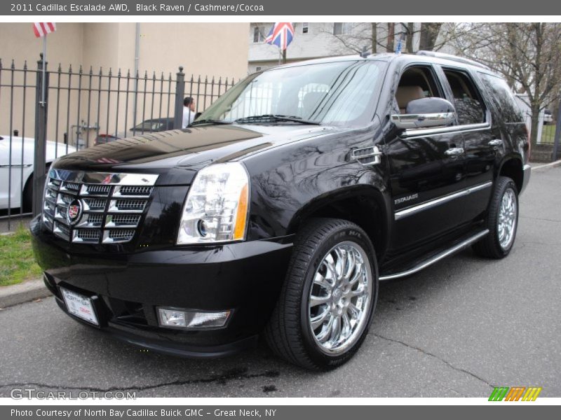 Black Raven / Cashmere/Cocoa 2011 Cadillac Escalade AWD