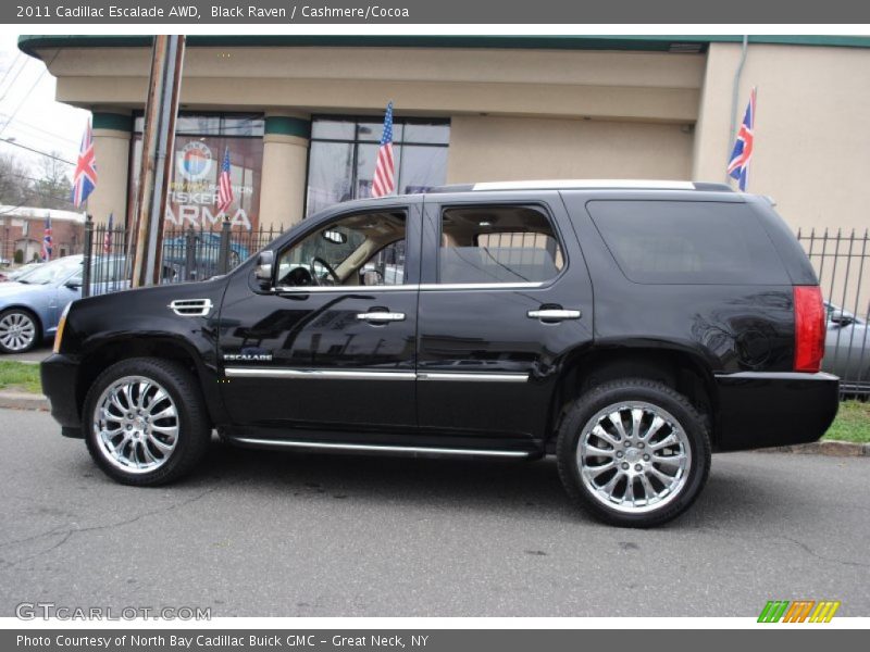 Black Raven / Cashmere/Cocoa 2011 Cadillac Escalade AWD