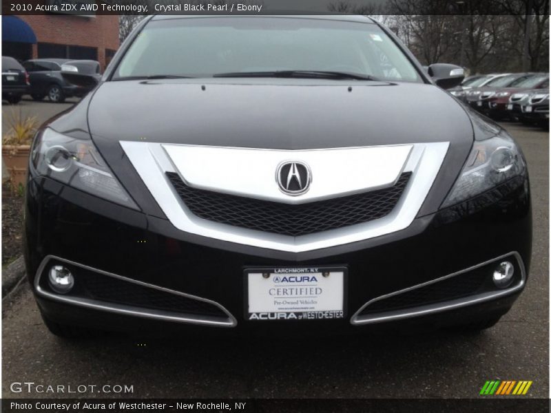 Crystal Black Pearl / Ebony 2010 Acura ZDX AWD Technology