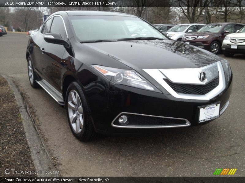 Crystal Black Pearl / Ebony 2010 Acura ZDX AWD Technology