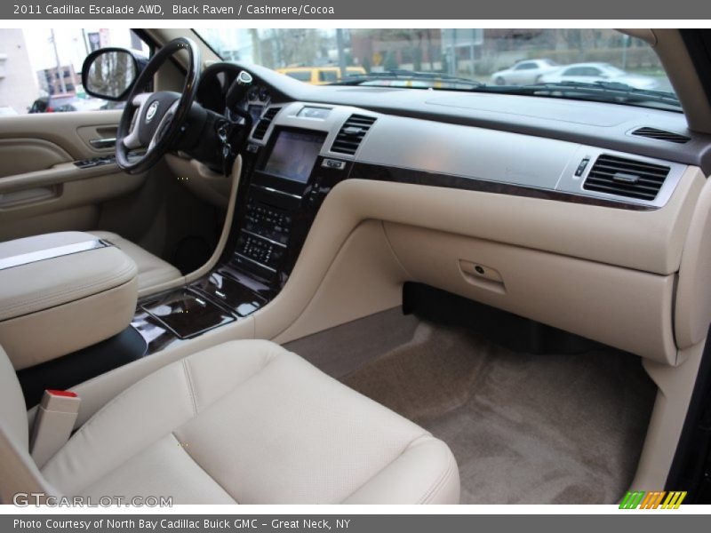 Black Raven / Cashmere/Cocoa 2011 Cadillac Escalade AWD