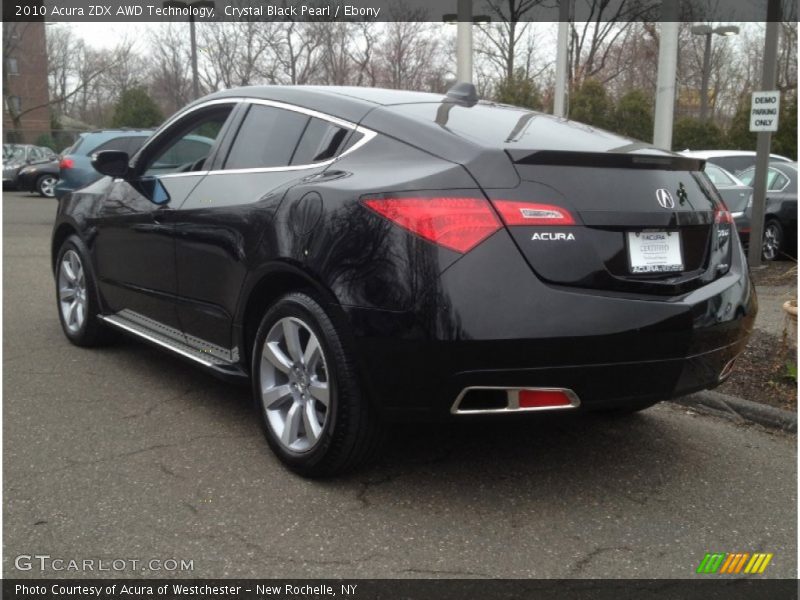 Crystal Black Pearl / Ebony 2010 Acura ZDX AWD Technology