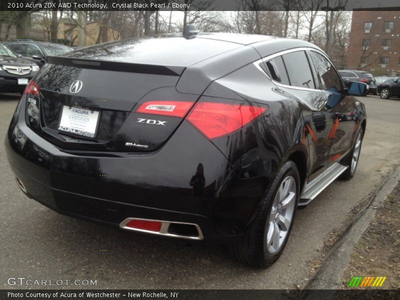 Crystal Black Pearl / Ebony 2010 Acura ZDX AWD Technology