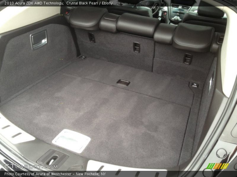 Crystal Black Pearl / Ebony 2010 Acura ZDX AWD Technology