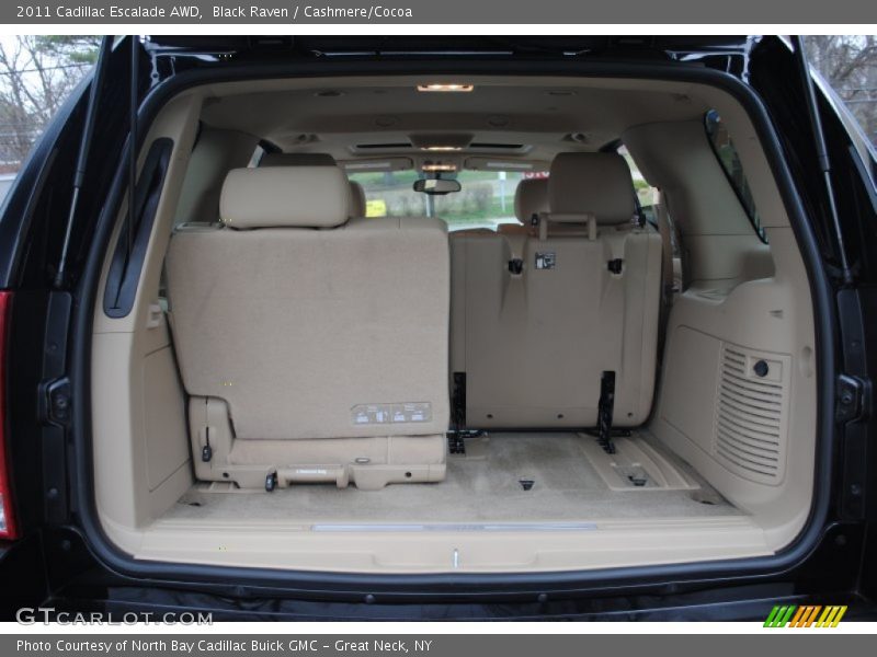 Black Raven / Cashmere/Cocoa 2011 Cadillac Escalade AWD