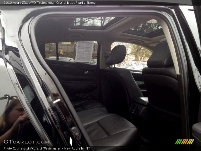 Crystal Black Pearl / Ebony 2010 Acura ZDX AWD Technology