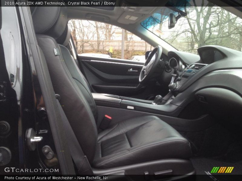 Crystal Black Pearl / Ebony 2010 Acura ZDX AWD Technology