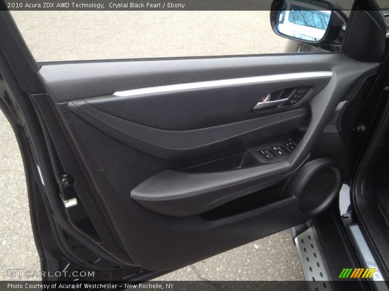 Crystal Black Pearl / Ebony 2010 Acura ZDX AWD Technology
