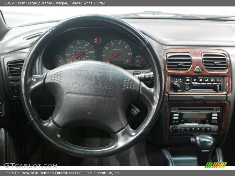 Glacier White / Gray 1999 Subaru Legacy Outback Wagon