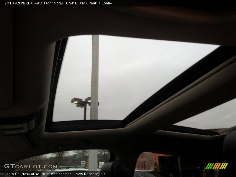 Crystal Black Pearl / Ebony 2010 Acura ZDX AWD Technology