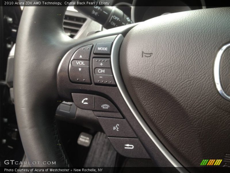 Crystal Black Pearl / Ebony 2010 Acura ZDX AWD Technology
