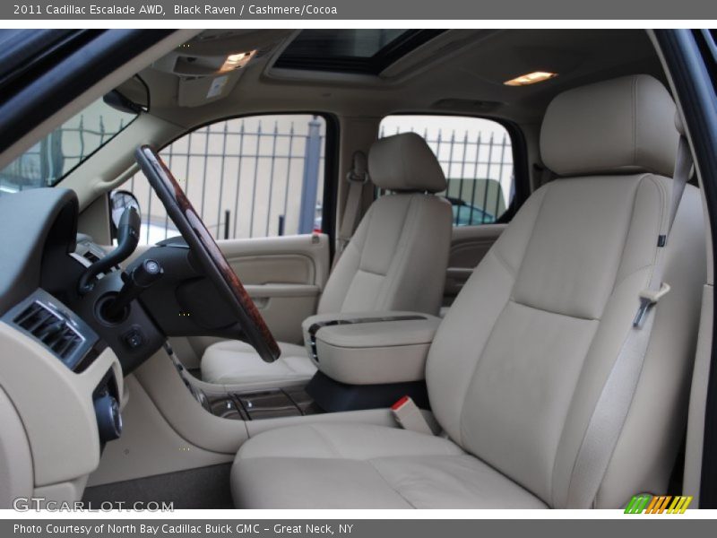 Black Raven / Cashmere/Cocoa 2011 Cadillac Escalade AWD